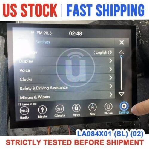 2017-2022 8.4  Uconnect 4c Uaq Lcd Display Monitor Touch Ttw