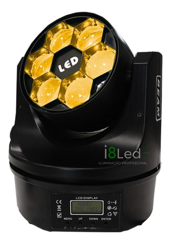 Moving Bee Eye 6 Leds Osram De 15w Rgbw Quadriled Dmx