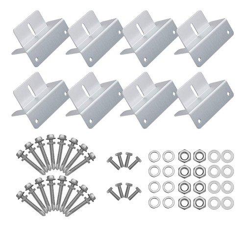 Bougerv Soporte Z De Montaje De Panel Solar De 8 Unidades, S
