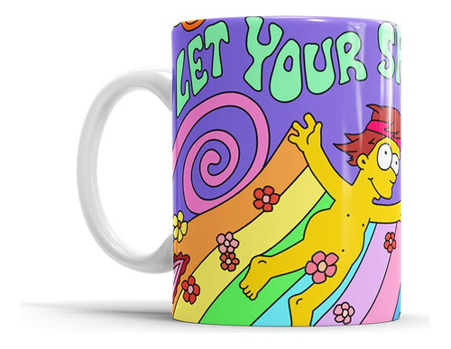 Taza Los Simpsons Homero Let Your Spirit Soar