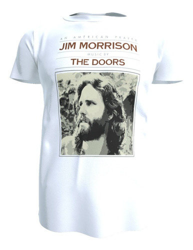 Polera Jim Morrison, The Doors  Hombre Y Mujer, Poliester