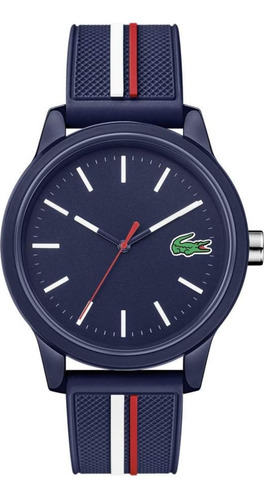 Reloj Lacoste 2011070 Original Hombre Silicona Azul Marino 