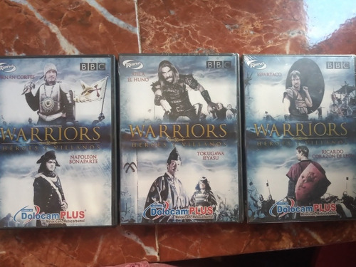 Warriors Héroes Y Villanos Vol 1, 2 Y 3 Dvds Sellados