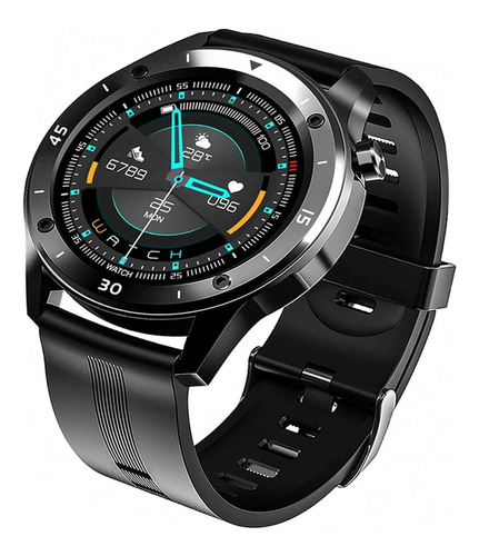 Smart Watch Reloj Inteligente Sport F22 Plus Full Touch Dt78 Color De La Caja Negro Color De La Correa Negro