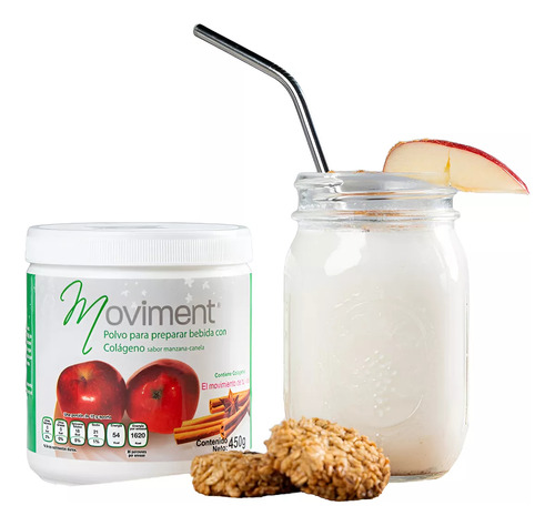 Colageno Hidrolizado bebida polvo 450g Manzana Canela Gnt