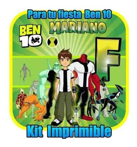 Kit Imprimible   Fiesta De Ben 10