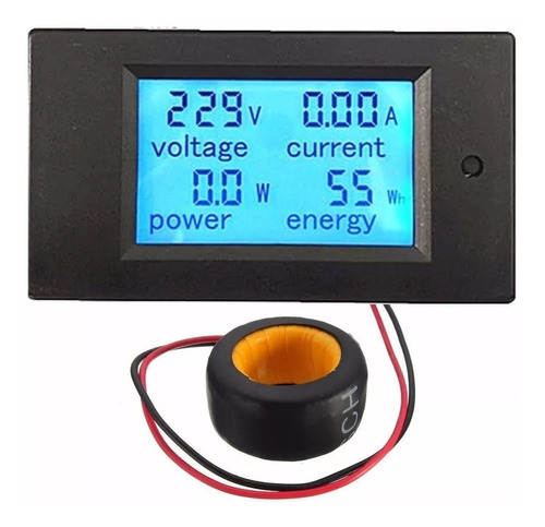 Voltímetro Digital Ac Wattímetro Amperímetro Kilowatts H