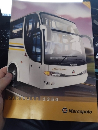 Folleto Catálogo Bus Marcopolo Paradiso Impreso Original (Usado)