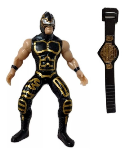 Muñeco Máscara De Bronce - Articulado - Lucha Libre Mexicana
