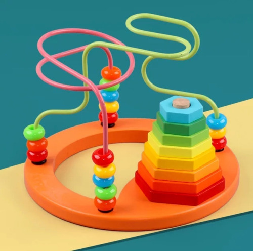 Laberinto Y Torre Juego Didáctico For Estimulación Temprana