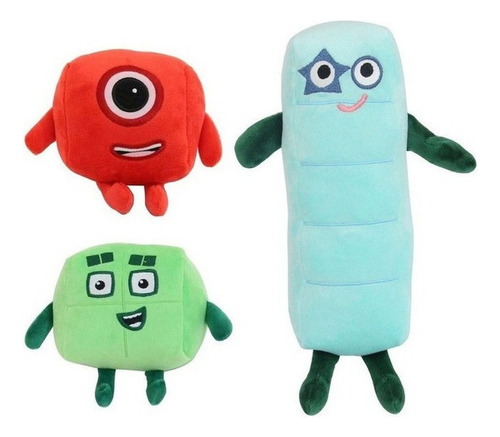 Muñeco De Peluche De Numberblocks, Juguete Educativo