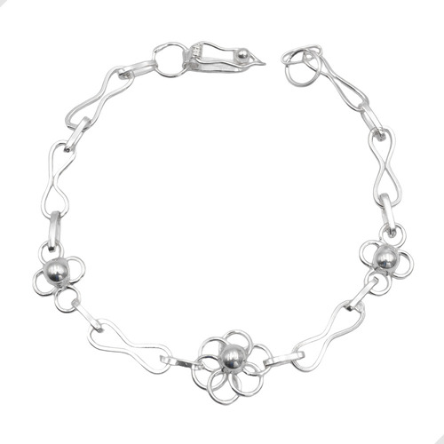 Pulsera Artesanal Modelo Primavera Plata 925 + Cajita | M51