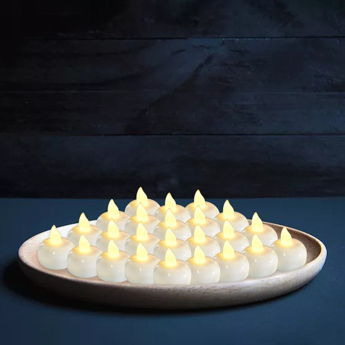 ( 24pack Luzes Led Flutuantes À Prova D'água Velas Sem Chama