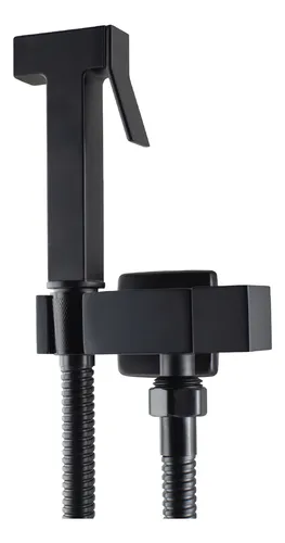 Ducha Higiênica Chuveirinho Intimo Banheiro Luxo Preto Metal