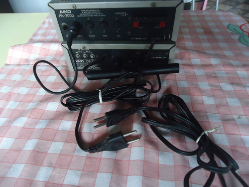 Amplificador Aiko Pa 3000 E Tuner Dt 3000 Leia Prateado 40 W (Usado)