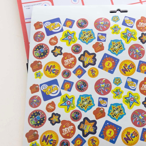 Calcamonias Libro Gigante Con Pegatinas De Recompensa