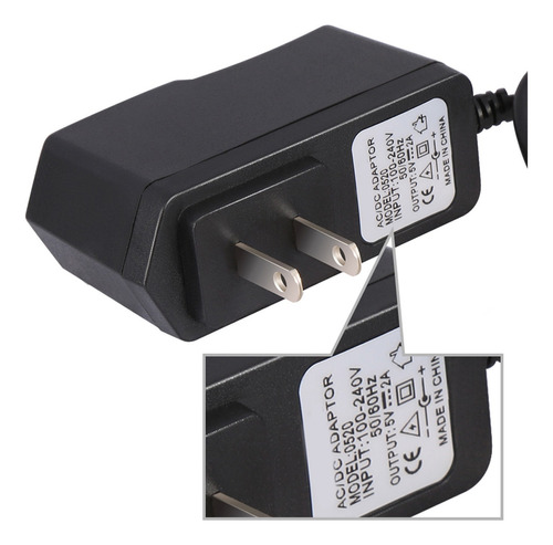 Adaptador De Corriente De Cargador De Pared Dc 9v 1a 1000ma