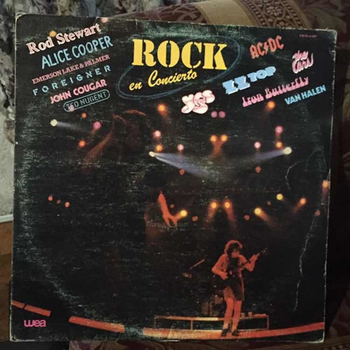 Rock En Concierto Lp Rock 80s Ac/dc Foreigner, Vinilo