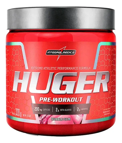 Pré Treino Integralmedica Huger Bubble Gum 320g