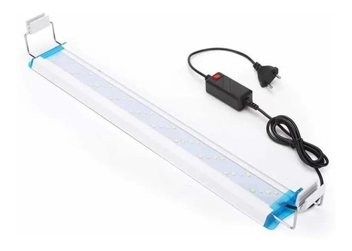 Luminária Led Aquário 12w 38cm A 50cm 3 Funções De Cores