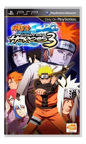 Jogo Naruto Shippuden Ultimate Ninja Heroes 3 - Psp