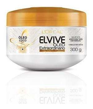 Mascarilla Para Cabello L'oréal Elvive Óleo Coco 300g 