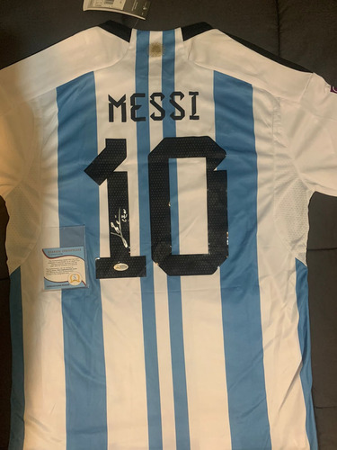 Jersey Firmado Por Lionel Messi Autenticado