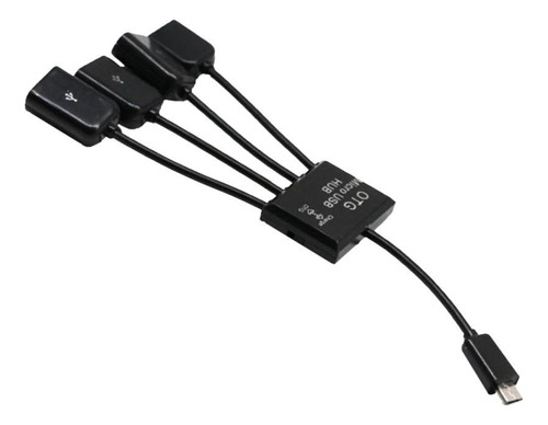 Adaptador De Cable Micro Usb Otg Hub 4 En 1 Para Android