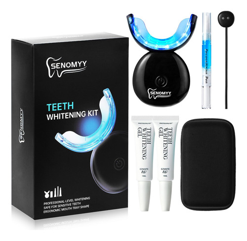 Senomyy Kit De Blanqueamiento De Dientes Con Luz Led Recarga