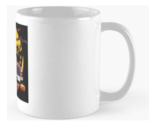 Taza Bomberos De Halloween A27 Calidad Premium