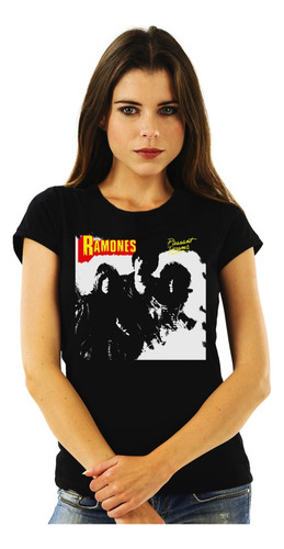 Polera Mujer Ramones Album Cover Pleasant Dreams Punk Impres