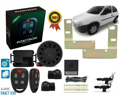  Alarme Positron Carro Gm Corsa Wind Trava Eletrica Suporte