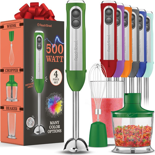 Set De Batidora De Inmersión Multiusos, Batidora De Mano Con