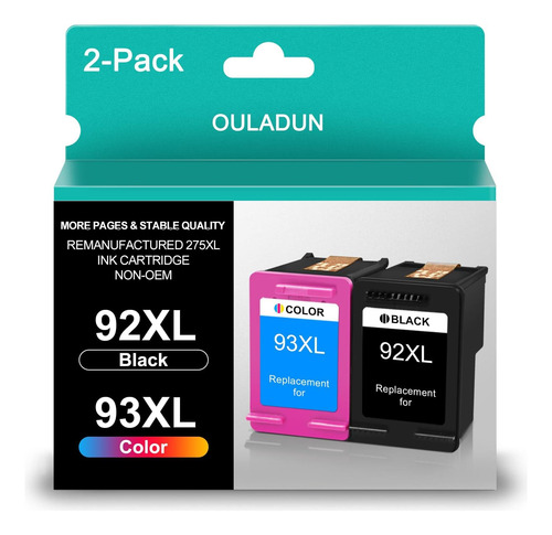 92xl 93xl Reemplazo De Cartuchos De Tinta Para El Paquete Hp