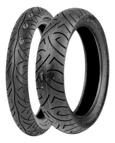 Pneu Sport Demon 100/80-17 + 140/70-17 Sem Câmara
