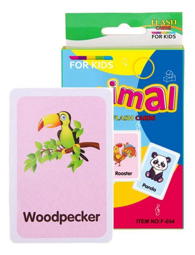 Niños Pequeños Jugando Flashcards Tarjeta Educativa De