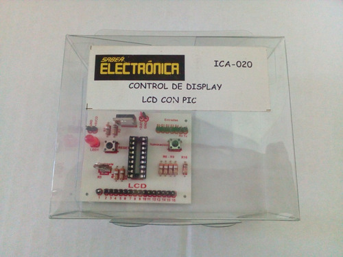 Kit Control Display Lcd P/ Pic Libro Microcontroladores Pic