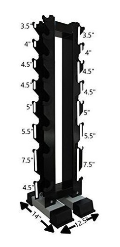 Maquina Gimnasio Ader Vertical Estante Pesa 8 Par Rack