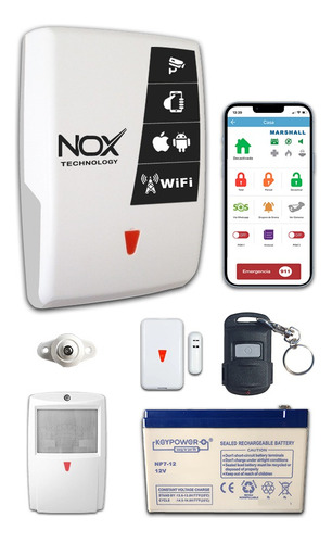 Imagen 1 de 9 de Kit Alarma Inalámbrica Casa Marshall Go Plus Wifi Oferta!!!