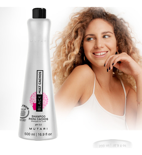 Shampoo Cachos Perfeitos Desembaraçado Balanço Natural Black