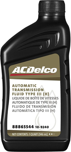 Aceite Caja Automatica Atf 3 Dexron Iii (946 Ml) Acdelco