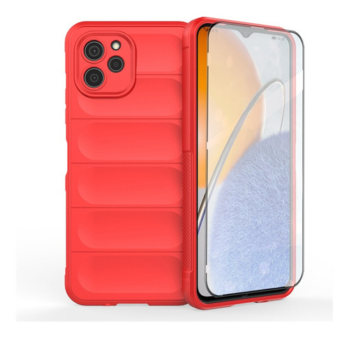 Funda Para Huawei Nova Y61 De Silicona Blanda Con Película D