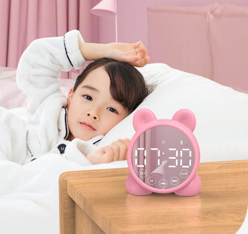 Reloj Con Altavoz Bluetooth Multifuncional, Reloj Despertado