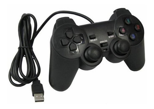 Imagen 1 de 7 de Joystick Pc Gamepad Analogico Usb Dualshock Vibración Envíos Garantía