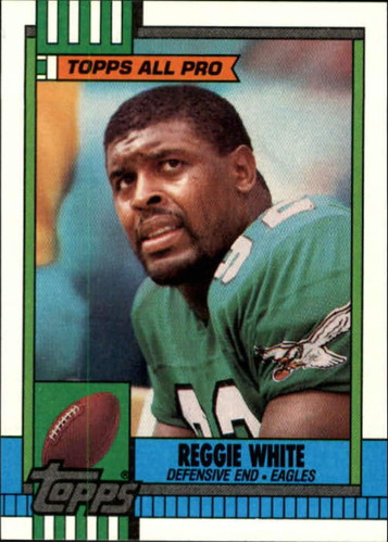 1990 Topps 86 Reggie White Ap Nm-mt Tarjeta Coleccionable De