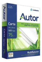 Comprar Resma Autor Ledesma Carta 75 Grs X 500 Extra Blanco 