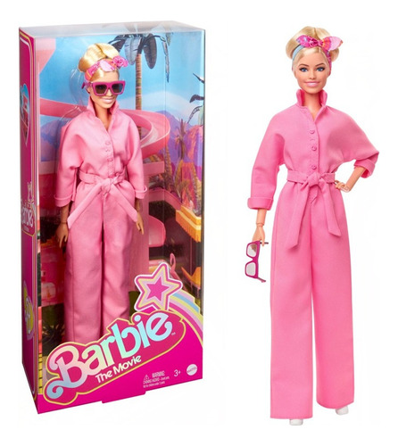 Barbie Muñeca Barbie Pelicula Jumpsuit Rosa Edición Especial