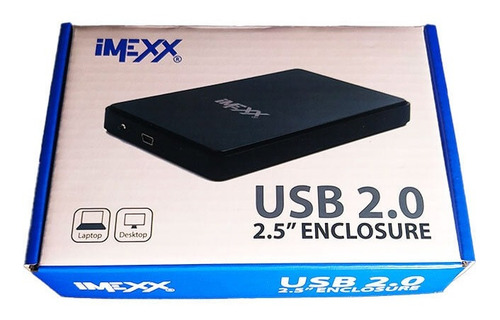 Imagen 4 de 4 de Enclosure Case Externo 2.5 Disco Duro Sata Laptop Usb 2.0