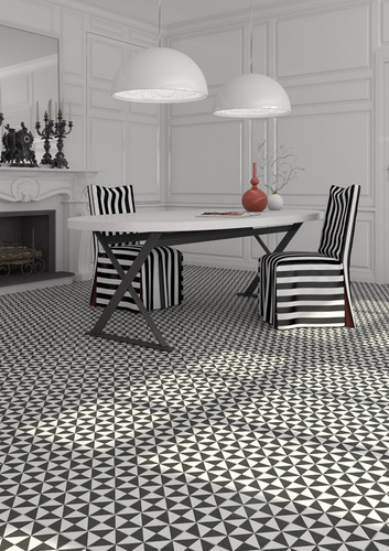 Porcelanato España Vives Terrades Grafito 20x20 Sim/calcáreo