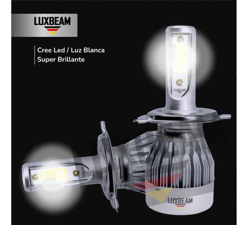 Lámpara Led Cree C6mini H1 H4 H7 H11 6500k Blanco